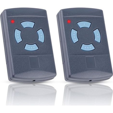 2 télécommandes de porte de garage Hor-HSM4 868 MHz, télécommandes de porte de garage Hormann 868 MHz HSM2 HSM4, compatibles avec les boutons bleus Hörmann, 868,3 MHz (1/5)