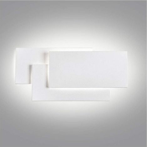 Applique da parete a LED da 24 W per interni bianco design semplice applique da parete per corridoio scala soggiorno camera da letto (bianco freddo) (1/4)