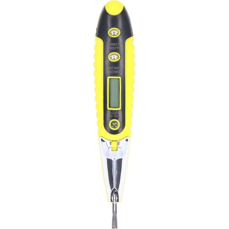 Stylo Détecteur de Tension Électrique 12‑220V Multifonction LED pour Maison (1/5)