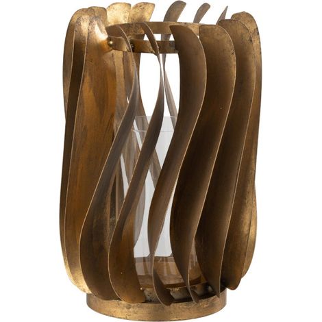 Photophore Design en Métal "Tina" 26cm Or (1/3)
