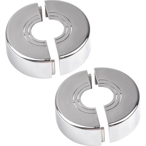 Lot de 10 cache-tuyaux muraux en plastique, décoration de trou mural, installation facile, plaque ronde réglable, accessoires de conduite d'eau