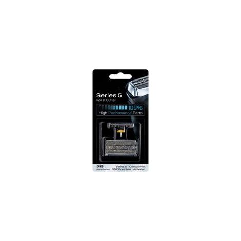 Lames de rechange pour rasoir électrique Braun Série 5, argent-Produit compatible