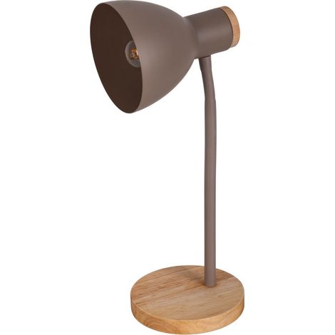Naeve MARIE Lampe de bureau marron 1xE14 (1/5)