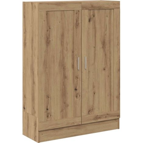 Armario de madera de ingeniería roble artisan 82,5x30,5x115 cm vidaXL