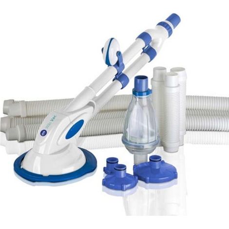 GRE – Aspirateur de piscine Wiki Vac – Nettoyage fonds et parois – Compatible piscines autoportantes et hors-sol – Tuyau 6m Ø32