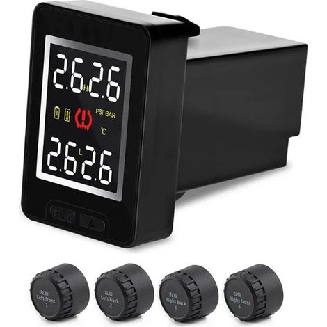Capteurs externes pour véhicule, système de surveillance de la pression des pneus sans fil, compatible avec Nissan Qashqai et X-Trail, et Mitsubishi Outlander. (1/5)