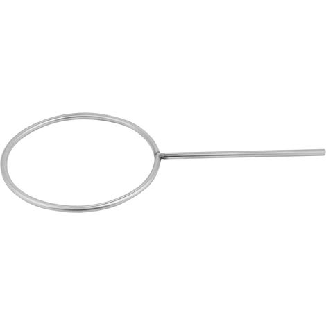 Support annulaire fermé en acier inoxydable de laboratoire de 140 mm pour cornue (1/5)