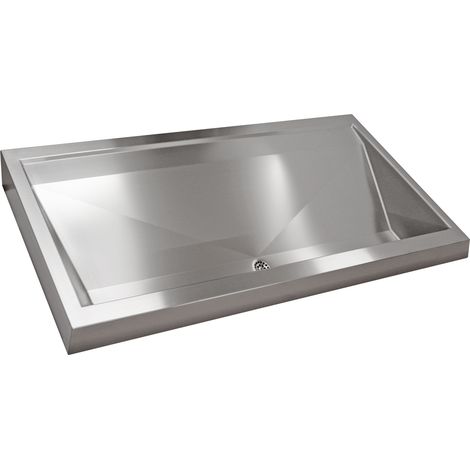 KWC Reihenwaschanlage, PRESTIGE, Edst., 2400x150x570 mm, 3 Bzw. 4 Waschplätze (1/2)