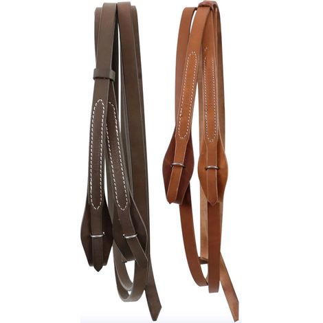 LONDON DARK - Leder Westernzügel mit Schnellverschluss Modell Hupa 6/8 (1/5)