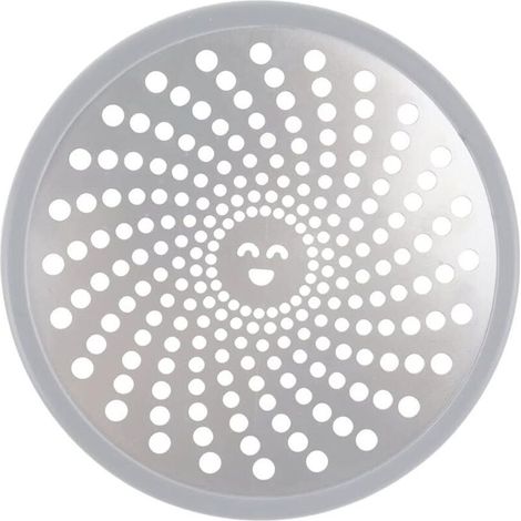 Drain Attrape Cheveux Filtre de Vidange Douche Bouchons de vidange en Acier Inoxydable de 11,3 cm Grille Douche Anti Cheveux pour Salle de Bain Cuisine Baignoire - Argent