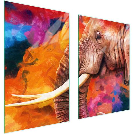 PIASTRA PROTETTIVA IN VETRO PER CUCINA 65x52 ELEPHANT (1/5)