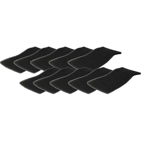 vhbw 10x Schaumfilter 35 PPI kompatibel mit Bauknecht TK UNIQ 73A Di, TK Uniq 73A DI (856010803020), TK Uniq 72A DI (856076803023) Wäschetrockner