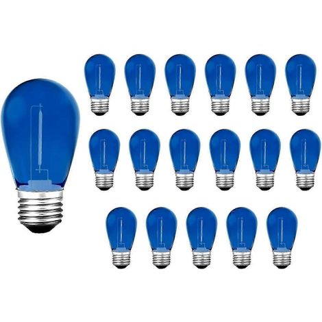 Confezione da 15 lampadine LED colorate infrangibili S14 da 3V di C-AquaForge (1/4)