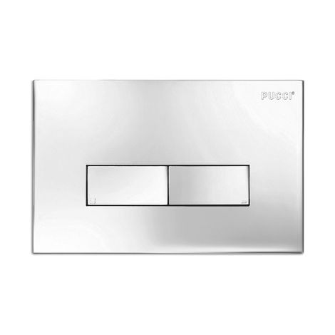 PLACCA PER CASSETTA INCASSO PUCCI ECO CON TELAIO- Cromo- PUCCI- pezzi 1