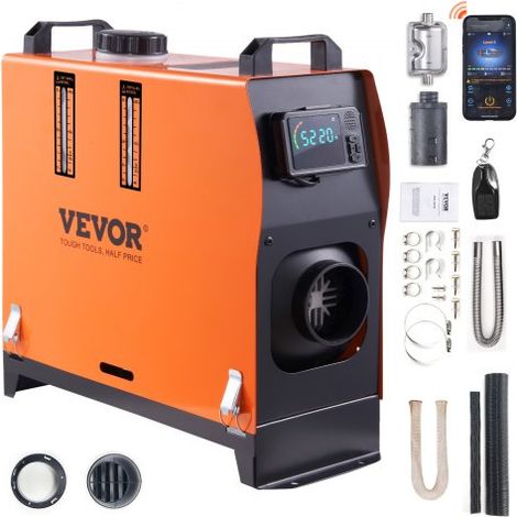 Chauffage Diesel Tout-en-Un Portable 12 V 5 kW 0 - 16-0 (1/5)