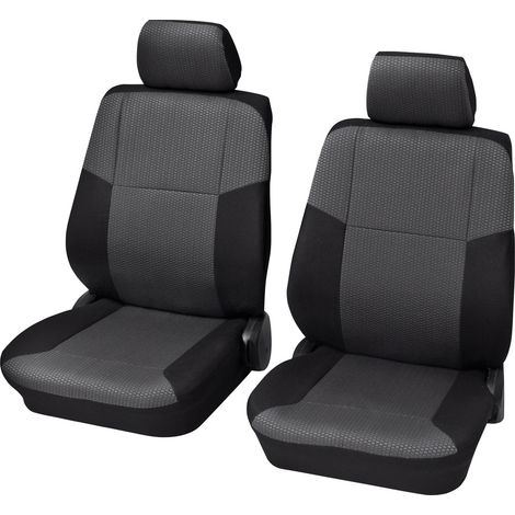 HP Autozubehör 22304 Schonbezug Sylt VS 4tlg. Sitzbezug 4teilig Polyester Schwarz Fahrersitz, Beifah (1/2)