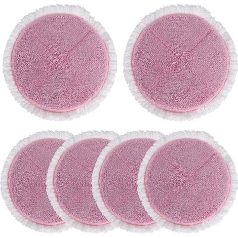 Lot de 6 lingettes de nettoyage de rechange pour balai électrique rotatif - Accessoires pour balai électrique à la maison (1/5)
