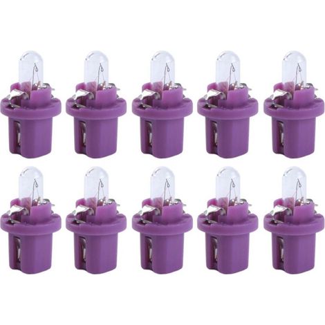 Glühlampe 12V 0,4W BX8,5d Violett 10er Pack (1/3)