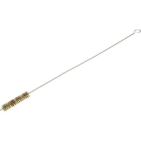 Brosse ronde en laiton manche torsadé 20 x 600 mm