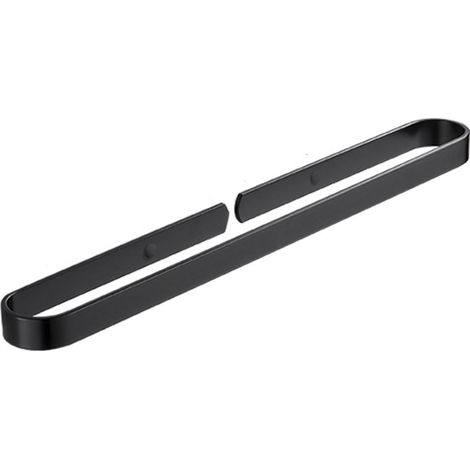 Barre porte-serviettes simple de salle de bain, porte-serviettes de bain sans perforation, support de rangement de salle de bain, porte-serviettes, (1/5)