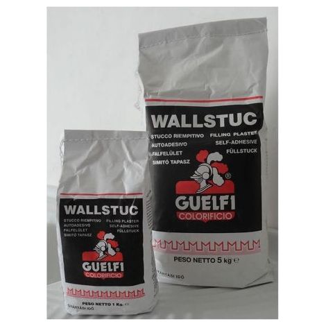RASANTE STUCCO RIEMPITIVO IN POLVERE PER MURI INTERNI WALLSTUC 5 Kg GUELFI