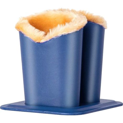 Doublure en peluche pour support de monture de lunettes (bleu), (1/5)