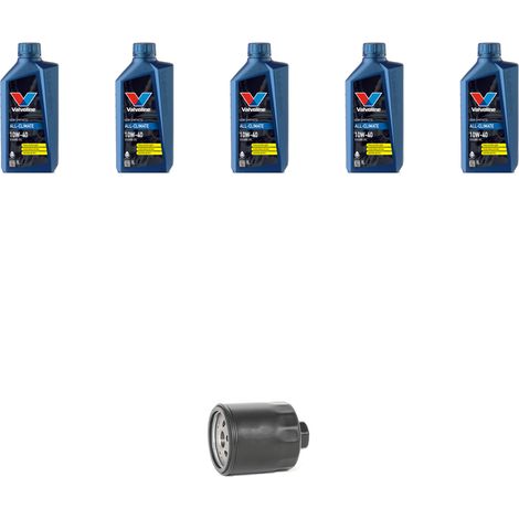 Kit filtro olio e 5L compatibile con Seat Toledo II 1.6 16v 77kw dal 2000 (1/3)
