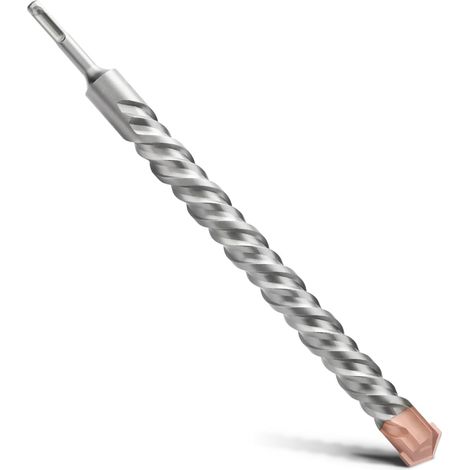 double hélice pour marteau perforateur en béton pierre naturelle 25 x 350 mm (1/4)