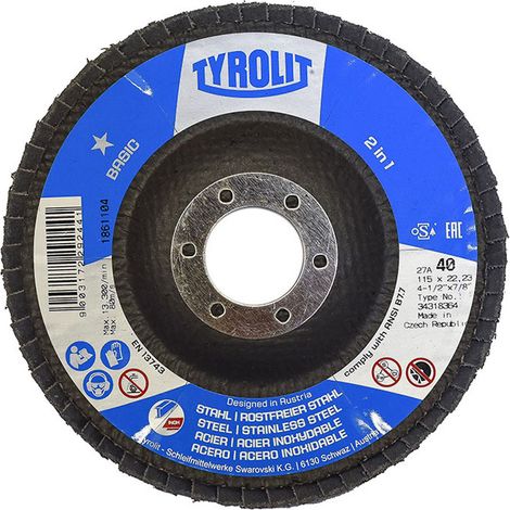 DISQUE À LAMES ZA-40 Q-B - 115X22,2MM (1/2)