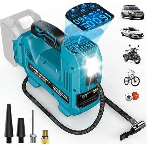 160 PSI Compresseur à air Compatible avec Makita 18V Batteries (1/5)