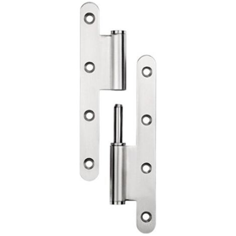 Gauche - Paumelle Inox - épaissir - 140x60x2.5mm (1/3)