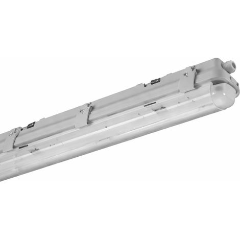 Pantalla Estanca Tubo T8 58W 4500lm IP65 157x10x10.5cm 4000K Gris SECOM