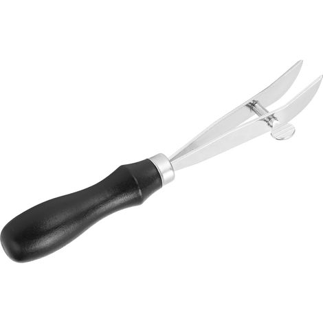 Couteau à border réglable en acier inoxydable, molette espaceuse pour outil de marquage, accessoire de travail du cuir (1/5)