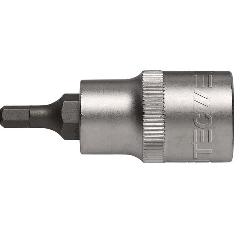 Vaso de impacto 1/2 pulgada hexagonal interior SW 5mm L.55mm TECWERK (1/3)