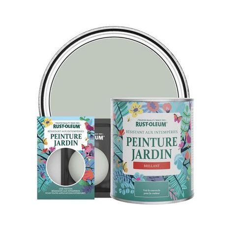 Rust-Oleum Peinture de jardin brillante - Vert Craie (1/3)