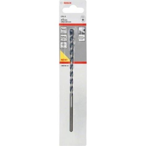 bosch broca hormigon cyl-5 longlife 5x100x150 mm 2 608 588 141