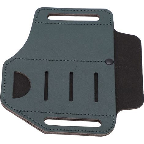 Étui Ceinture Multifonction en Cuir pour Couteau, Lampe Torche et Stylo, Porte-Outils EDC Pratique (1/5)