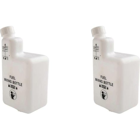 2 x carburant huile Mixing bouteille pour 2 temps moteur 1L 4 Ratios 32 1 50 1 40 1 25 1 Reusable (1/5)