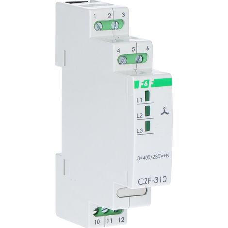 Sensore di perdita di fase e asimmetria a microprocessore CZF-310-TRMS (1/3)