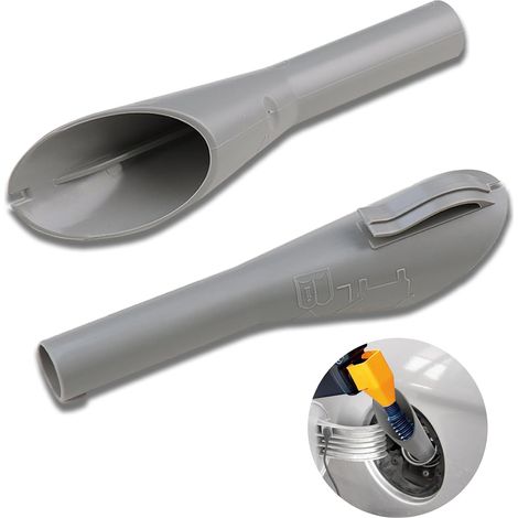 Kraftstofftrichter, Kraftstofffiltertrichter, Autotank-Betankungstrichter (grau, 2 Stück) (1/5)