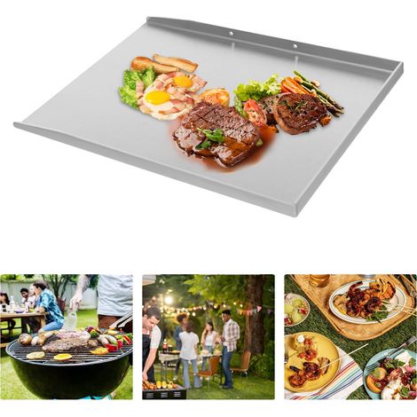 Plaque de cuisson, construction en acier inoxydable, compatible lave-vaisselle, Argent (1/5)
