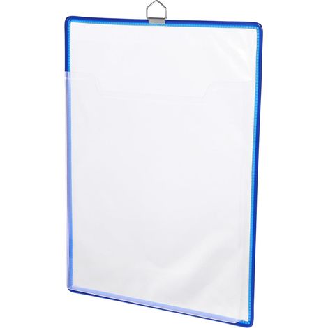 Boîte de Fichier Suspendue A4 en PVC et Fer, Organiseur Mural Robuste pour Bureau, Support Mural pour Lettres et Livres, pour Rangement (1/5)