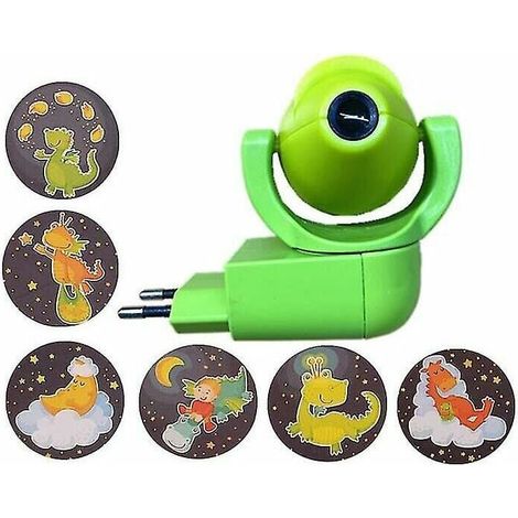 Étoile lune Animal projecteur projecteur Led 6 Images capteur prise ue veilleuse pour enfants bébé chambre décoration (1/4)