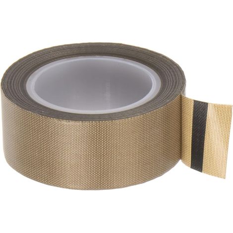 Ruban adhésif PTFE haute température Sourcing Map Fabric, rouleau de 25,4 mm x 10 m (1 po 33 pi),