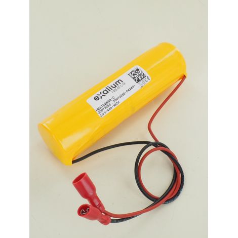 Batterie 2.4V 4Ah NiCd pour BAES GLAMOX GEF 108-E3/S SINGLE
