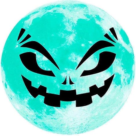Sticker mural décoratif lumineux pour chambre d'enfant, décoration d'Halloween, adhésif pour plafond ou mur, porte, fenêtre, chambre, fête-grimace 5 (1/5)