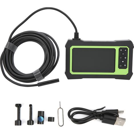 Endoscope numérique 4.3 pouces HD 1080P, caméra d'inspection étanche IP67, 8 LEDs, câble de 2 mètres, angle 70 degrés. (1/5)
