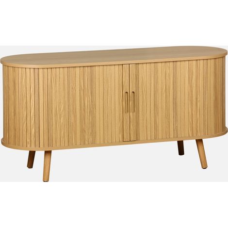 Mobile TV scandinavo con 2 ante scorrevoli, 120cm (1/5)
