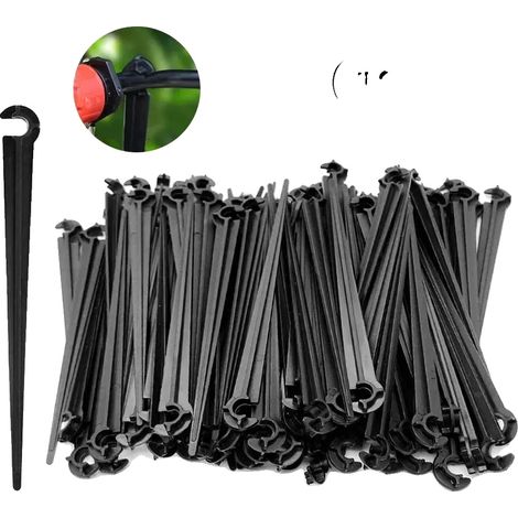 Kit de riego por goteo, goteros ajustables, fácil instalación, 100 piezas - 1 (1/2)