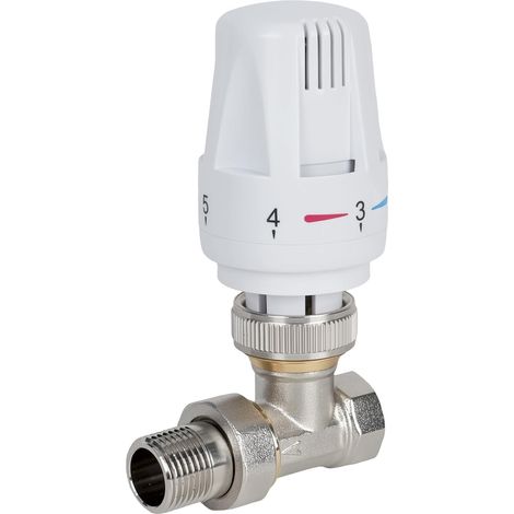 Vanne thermostatique en laiton G1/2 pour radiateur (1/5)